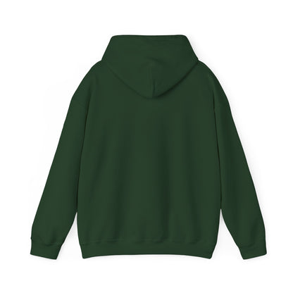 God Got Me Unisex Heavy Blend™ Hoodie, Gold Emblem