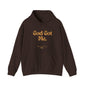 God Got Me Unisex Heavy Blend™ Hoodie, Gold Emblem