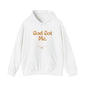 God Got Me Unisex Heavy Blend™ Hoodie, Gold Emblem