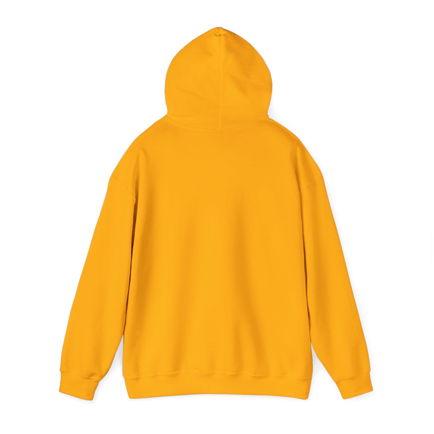 God Got Me Unisex Heavy Blend™ Hoodie, Gold Emblem