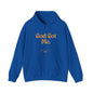 God Got Me Unisex Heavy Blend™ Hoodie, Gold Emblem