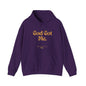 God Got Me Unisex Heavy Blend™ Hoodie, Gold Emblem