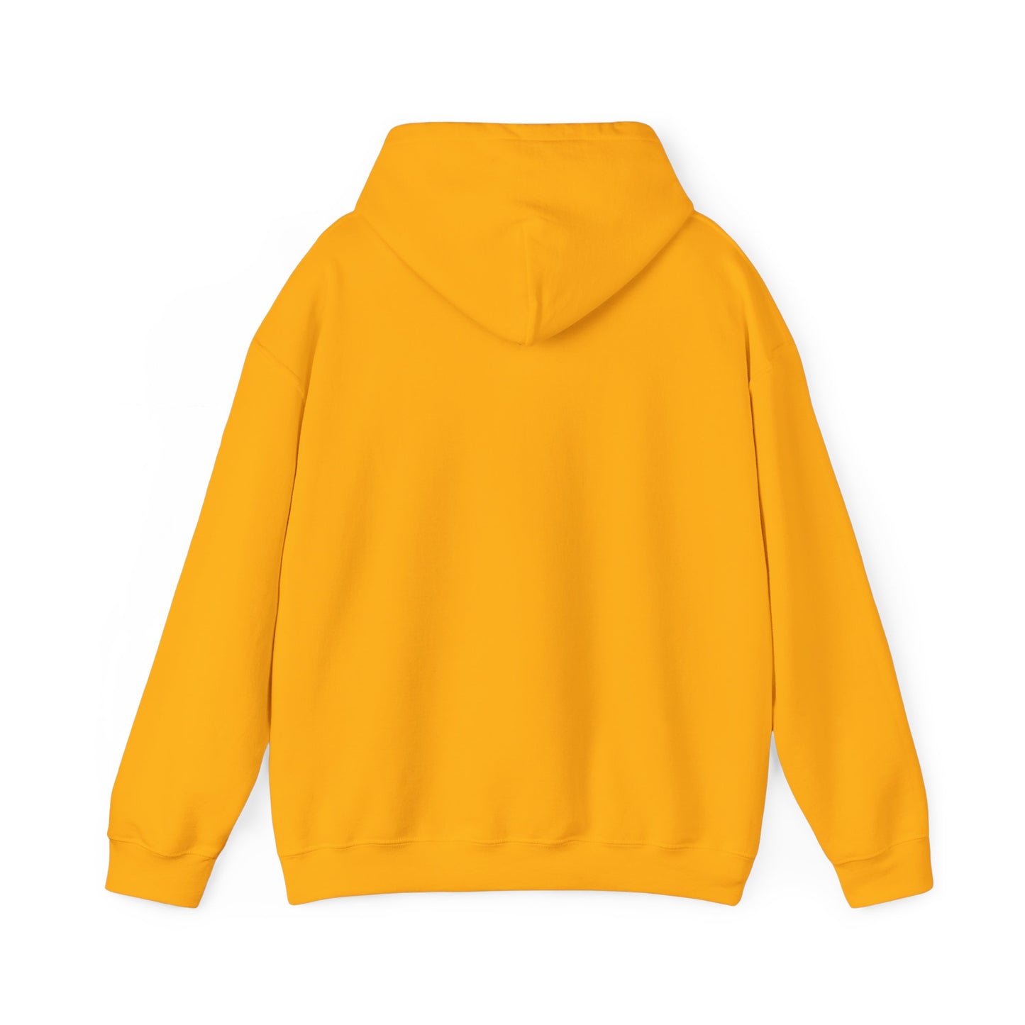 God Got Me Unisex Heavy Blend™ Hoodie, Gold Emblem
